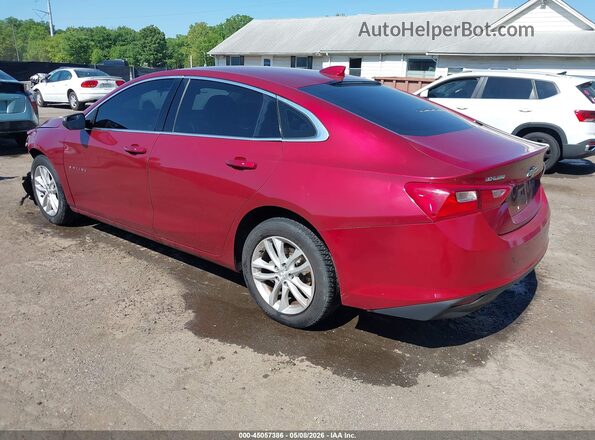 1G1ZD5ST2JF152871 2018 CHEVROLET MALIBU Burgundy Trasero izquierdo