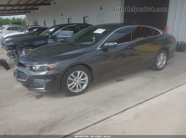 1G1ZD5ST2JF237466 2018 CHEVROLET MALIBU Gray Առջևի ձախ երեք քառորդ տեսարան