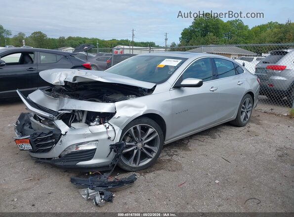 1G1ZD5ST2MF002327 2021 CHEVROLET MALIBU Silver Przód lewy