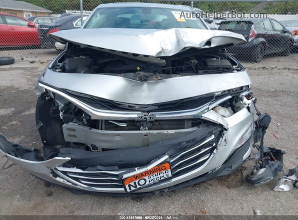 1G1ZD5ST2MF002327 2021 CHEVROLET MALIBU Silver Widok z przodu