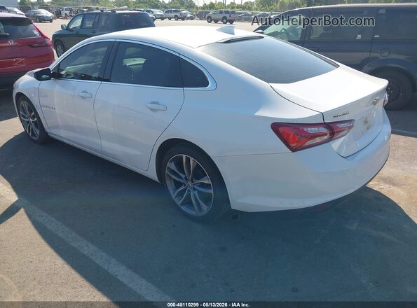 1G1ZD5ST2MF005115 2021 CHEVROLET MALIBU White Rear left