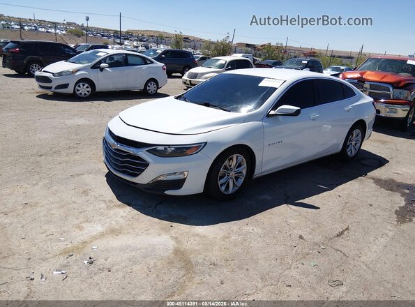 1G1ZD5ST2MF069770 2021 CHEVROLET MALIBU White წინა მარცხენა ხედი სამი მეოთხედიდან