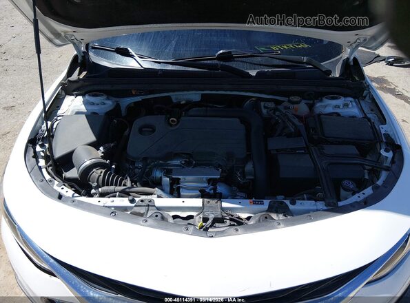 1G1ZD5ST2MF069770 2021 CHEVROLET MALIBU White უკანა ხედი