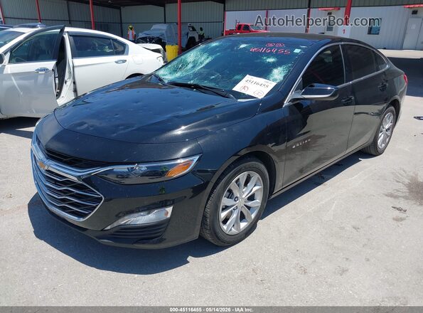 1G1ZD5ST2SF124084 2025 CHEVROLET MALIBU Black Առջևի ձախ երեք քառորդ տեսարան