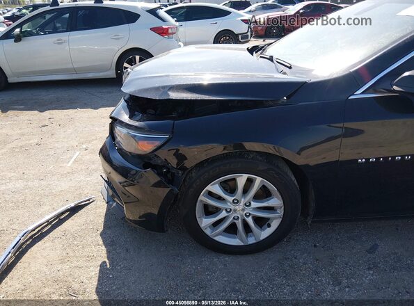 1G1ZD5ST3JF205741 2018 CHEVROLET MALIBU Black Вид спереду