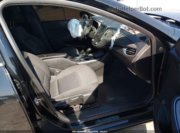 1G1ZD5ST3JF205741 2018 CHEVROLET MALIBU Black Вид салону спереду