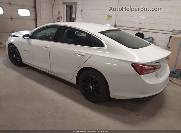 1G1ZD5ST3LF009687 2020 CHEVROLET MALIBU White Trasero izquierdo