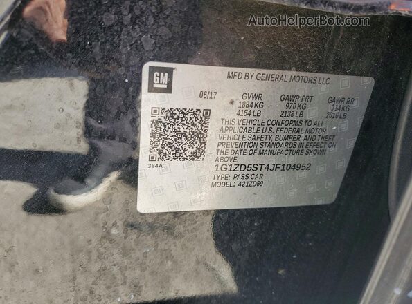 1G1ZD5ST4JF104952 2018 CHEVROLET MALIBU Black Շարժիչի բաժամունքի տեսք