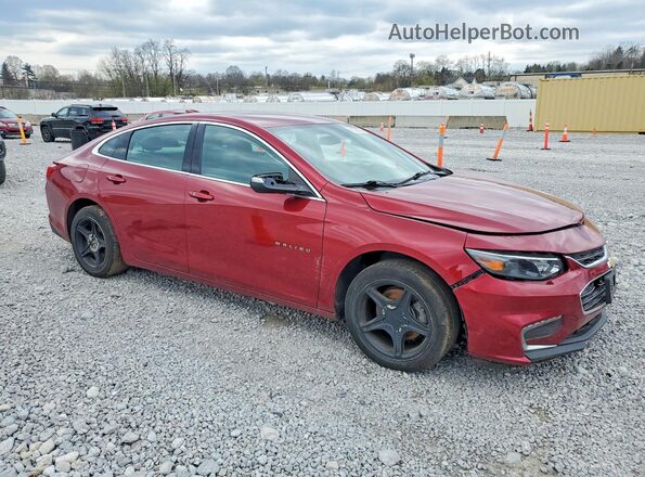 1G1ZD5ST4JF264524 2018 CHEVROLET MALIBU Red 