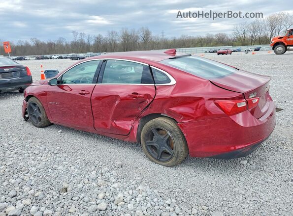 1G1ZD5ST4JF264524 2018 CHEVROLET MALIBU Red 