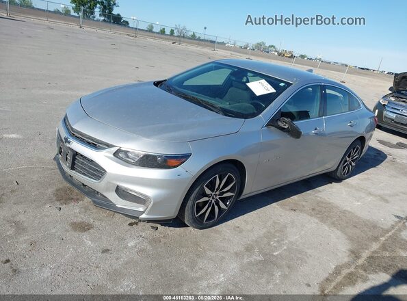 1G1ZD5ST4JF292632 2018 CHEVROLET MALIBU Silver წინა მარცხენა ხედი სამი მეოთხედიდან