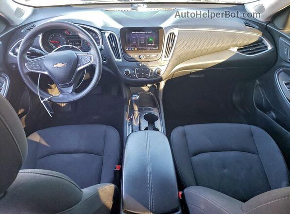 1G1ZD5ST4LF047574 2020 CHEVROLET MALIBU Black წინა პანელის ხედი