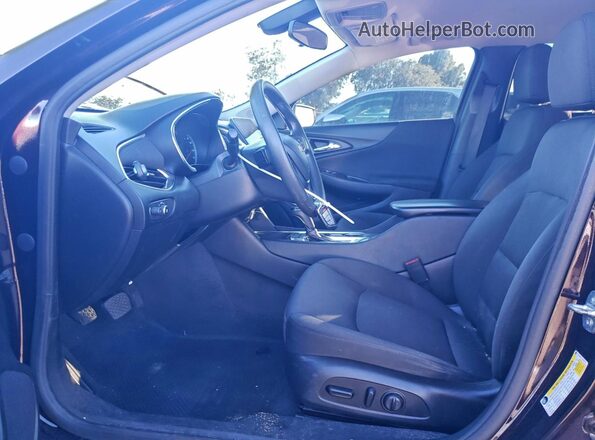 1G1ZD5ST4LF047574 2020 CHEVROLET MALIBU Black წინა სალონის ხედი