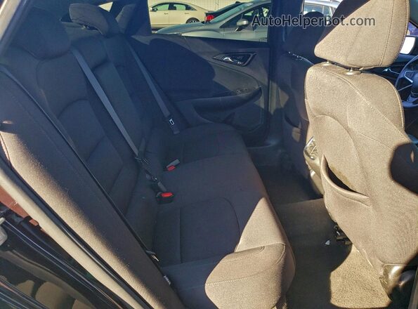 1G1ZD5ST4LF047574 2020 CHEVROLET MALIBU Black უკანა სავარძლების ხედი