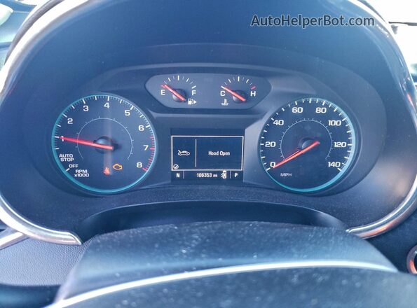 1G1ZD5ST4LF047574 2020 CHEVROLET MALIBU Black ხელსაწყოთა პანელის ხედი