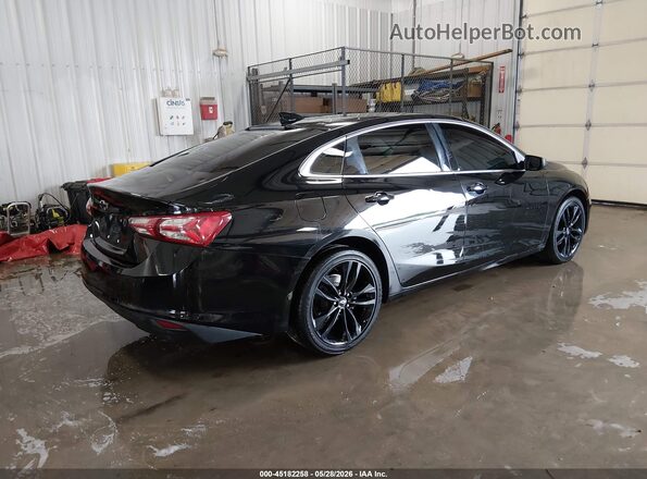 1G1ZD5ST4MF034275 2021 CHEVROLET MALIBU Black Trasero derecho