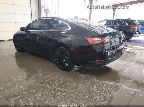 1G1ZD5ST4MF034275 2021 CHEVROLET MALIBU Black Trasero izquierdo