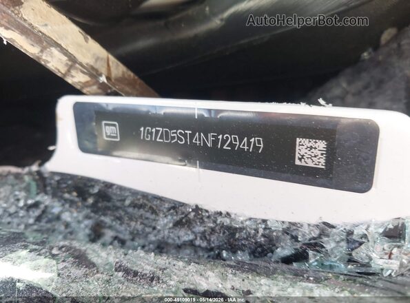 1G1ZD5ST4NF129419 2022 CHEVROLET MALIBU White Vista del compartimento del motor