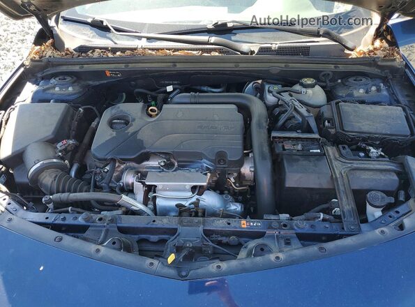 1G1ZD5ST5MF028677 2021 CHEVROLET MALIBU Blue უკანა სალონის ხედი