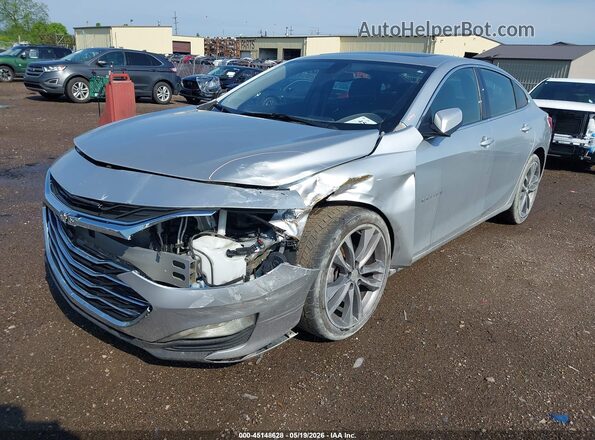1G1ZD5ST5MF054471 2021 CHEVROLET MALIBU Silver Vista tres cuartos delantera izquierda