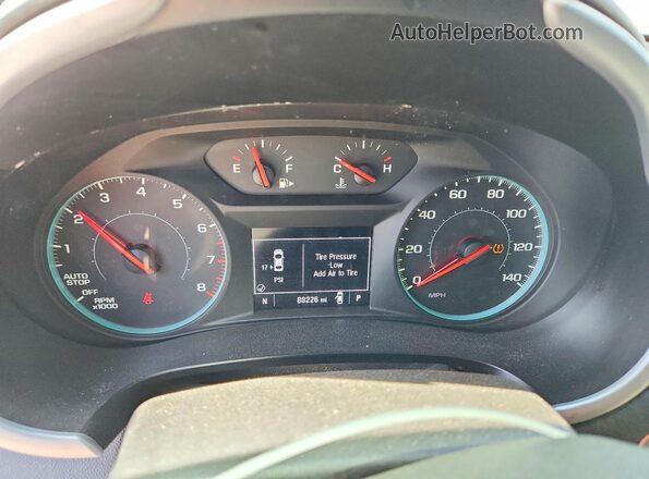 1G1ZD5ST5PF199367 2023 CHEVROLET MALIBU Charcoal Instrument cluster view