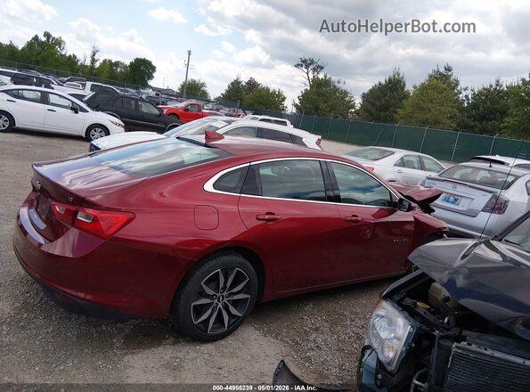 1G1ZD5ST6JF283947 2018 CHEVROLET MALIBU Maroon Вид задньої частини салону