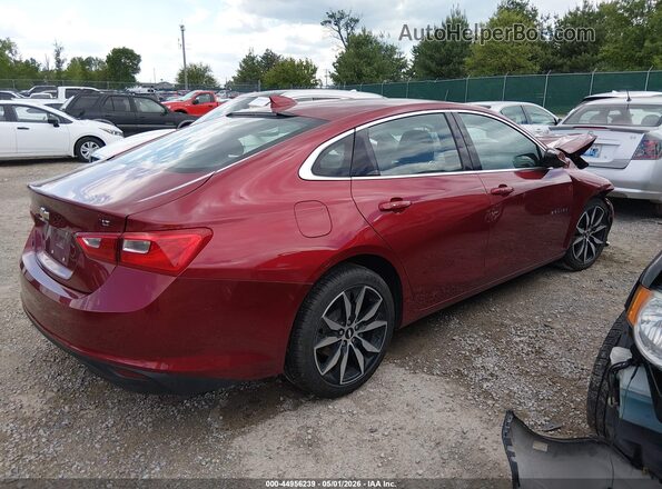 1G1ZD5ST6JF283947 2018 CHEVROLET MALIBU Maroon Задня права чверть