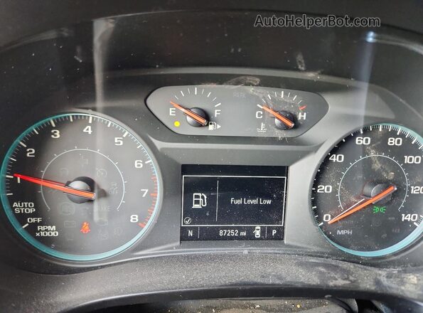 1G1ZD5ST6LF044692 2020 CHEVROLET MALIBU Silver Вид щитка приладів