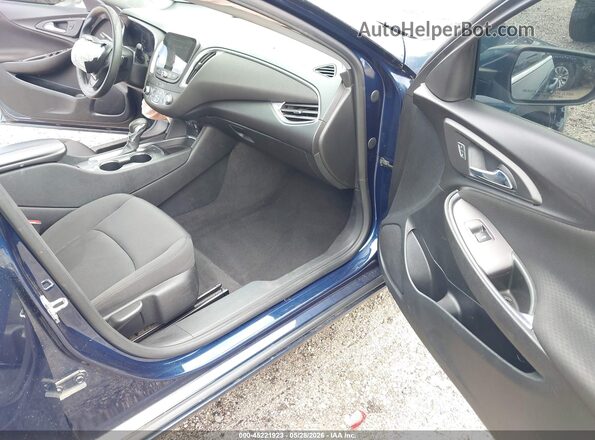 1G1ZD5ST6MF019700 2021 CHEVROLET MALIBU Dark Blue Вид салона спереди