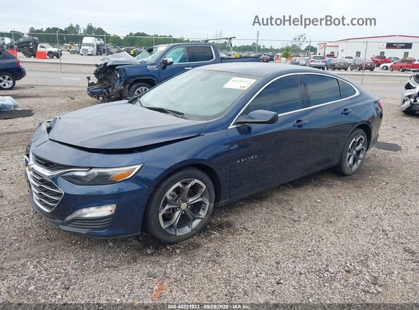 1G1ZD5ST6MF019700 2021 CHEVROLET MALIBU Dark Blue Передняя левая четверть