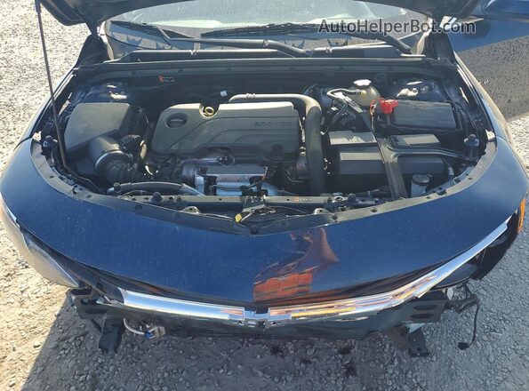 1G1ZD5ST6NF162955 2022 CHEVROLET MALIBU Blue უკანა სალონის ხედი