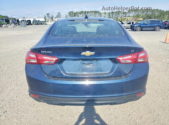 1G1ZD5ST6NF162955 2022 CHEVROLET MALIBU Blue უკანა ხედი