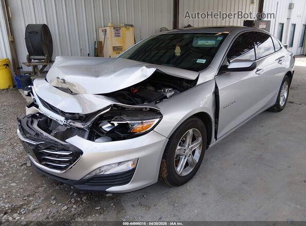 1G1ZD5ST6NF176256 2022 CHEVROLET MALIBU Silver Առջևի ձախ երեք քառորդ տեսարան