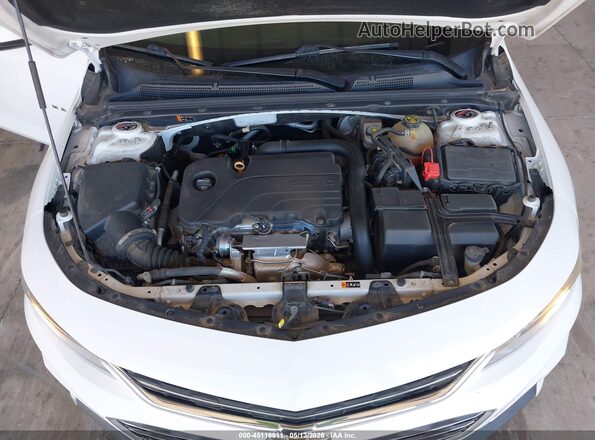 1G1ZD5ST7JF239794 2018 CHEVROLET MALIBU Белый Вид сзади