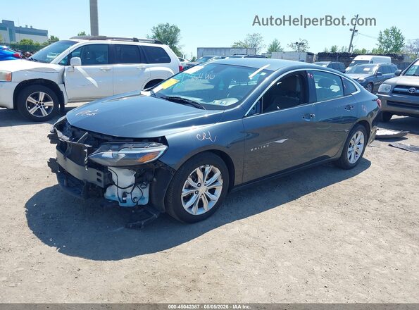 1G1ZD5ST7MF009192 2021 CHEVROLET MALIBU Gray Передня ліва чверть