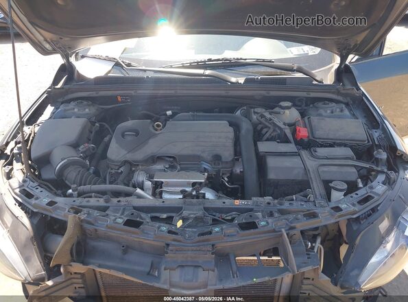 1G1ZD5ST7MF009192 2021 CHEVROLET MALIBU Gray Вид ззаду