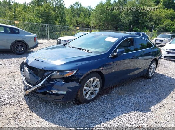 1G1ZD5ST7MF010276 2021 CHEVROLET MALIBU Blue წინა მარცხენა ხედი სამი მეოთხედიდან