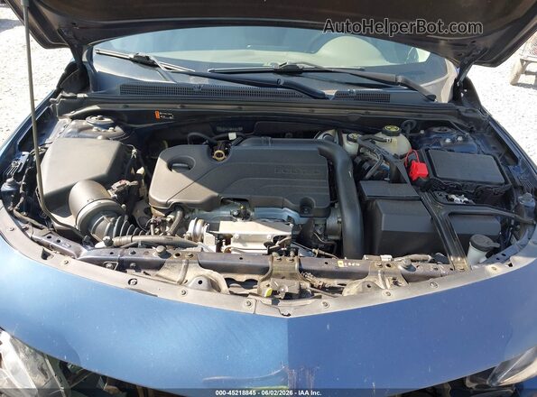 1G1ZD5ST7MF010276 2021 CHEVROLET MALIBU Blue უკანა ხედი