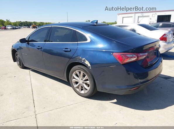 1G1ZD5ST7MF020046 2021 CHEVROLET MALIBU Blue Հետևի ձախ