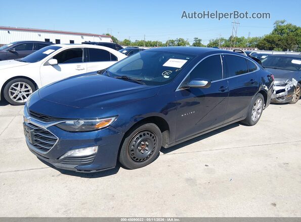 1G1ZD5ST7MF020046 2021 CHEVROLET MALIBU Blue Առջևի ձախ երեք քառորդ տեսարան
