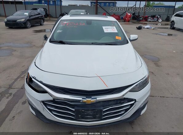 1G1ZD5ST7NF129284 2022 CHEVROLET MALIBU White წინა პანელის ხედი
