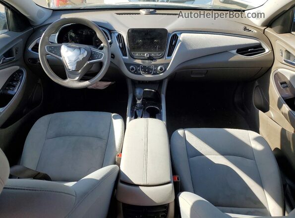 1G1ZD5ST7NF169669 2022 CHEVROLET MALIBU Синий Вид панели приборов