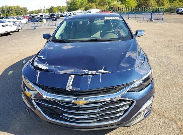 1G1ZD5ST7NF169669 2022 CHEVROLET MALIBU Синий Вид спереди