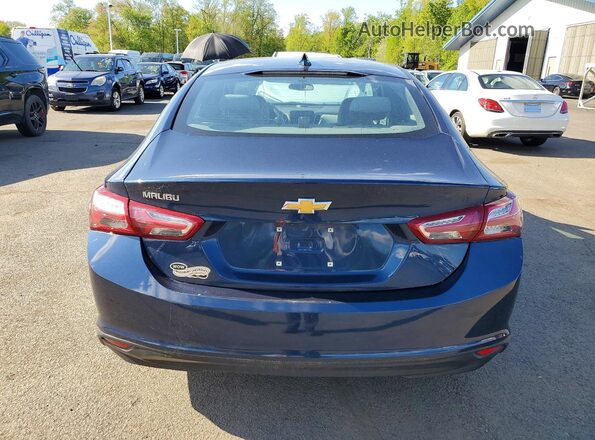 1G1ZD5ST7NF169669 2022 CHEVROLET MALIBU Синий Вид сзади