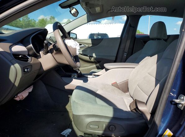 1G1ZD5ST7NF169669 2022 CHEVROLET MALIBU Синий Вид салона спереди