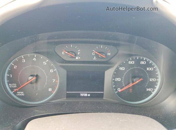 1G1ZD5ST7NF169669 2022 CHEVROLET MALIBU Синий Вид щитка приборов