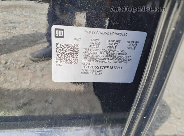 1G1ZD5ST7RF157883 2024 CHEVROLET MALIBU Black 