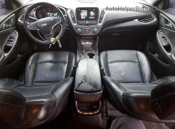 1G1ZD5ST8JF214273 2018 CHEVROLET MALIBU Белый Вид панели приборов