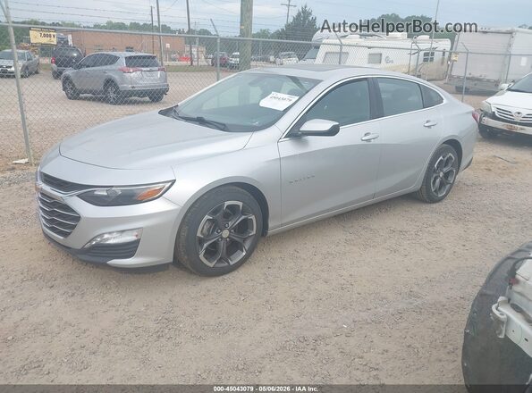 1G1ZD5ST8MF008584 2021 CHEVROLET MALIBU Серебряный Передняя левая четверть
