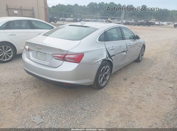 1G1ZD5ST8MF008584 2021 CHEVROLET MALIBU Серебряный Задняя правая четверть